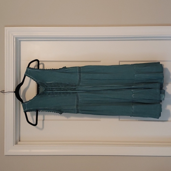 Umgee dress, teal blue - Picture 2 of 7